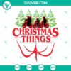 Stranger Things Christmas SVG images with festive Merry Christmas things design for digital use.