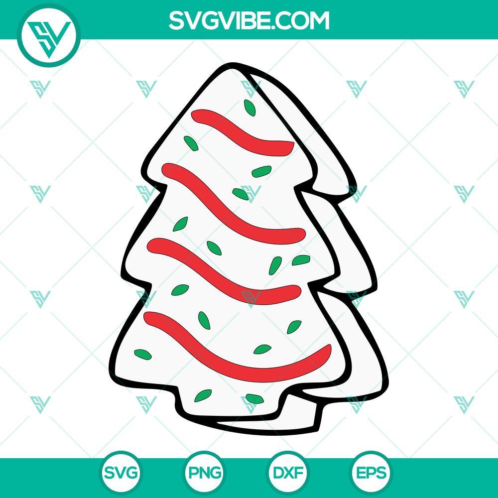 Christmas Tree Cake SVG, Christmas Cake SVG PNG EPS DXF Christmas tree cake design in SVG format for download - PNG, EPS, and DXF files included for Christmas projects.