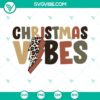 Christmas Leopard Lightning Bolt SVG files with festive Xmas vibes, perfect for holiday crafting projects.