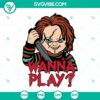 Chucky and Bride of Chucky SVG files, horror-themed. Perfect for true love projects. Download now.