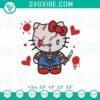 Chucky Hello Kitty Halloween embroidery file with horror design.