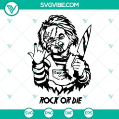 Chucky and Tiffany SVG files bundle for horror lovers.