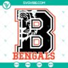 Cincinnati Bengals Tiger Face logo SVG file for download in PNG, DXF, and EPS formats, perfect for crafts and fan projects.