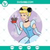 Cinderella SVG file with Disney princess design, suitable for download. High-quality PNG image included.