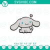 Cinnamoroll Sanrio kawaii embroidery design file, cute cartoon character, ideal for crafting projects.