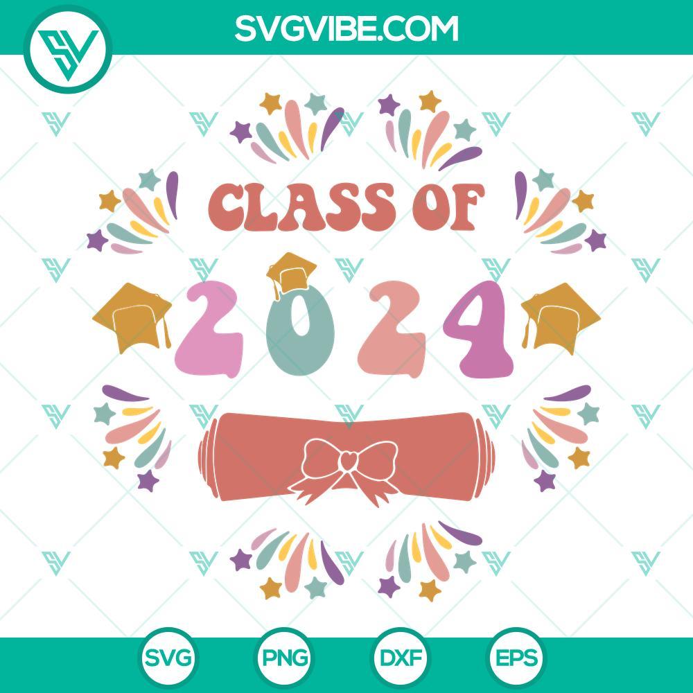 class-of-2024-svg-retro-senior-2024-svg-graduation-svg-back-to-school-svg-png-dxf-eps-files-10-mockup.jpg Class of 2024 SVG file featuring retro senior design, graduation images, ideal for back to school projects. Download now!