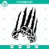Claw marks SVG design featuring wild animal scratches, suitable for Cricut cutting machines. Beast-themed vector graphic file.