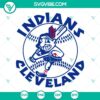 Cleveland Indians baseball team logo SVG and PNG cut files for crafting and printing. EPS and DXF formats included.