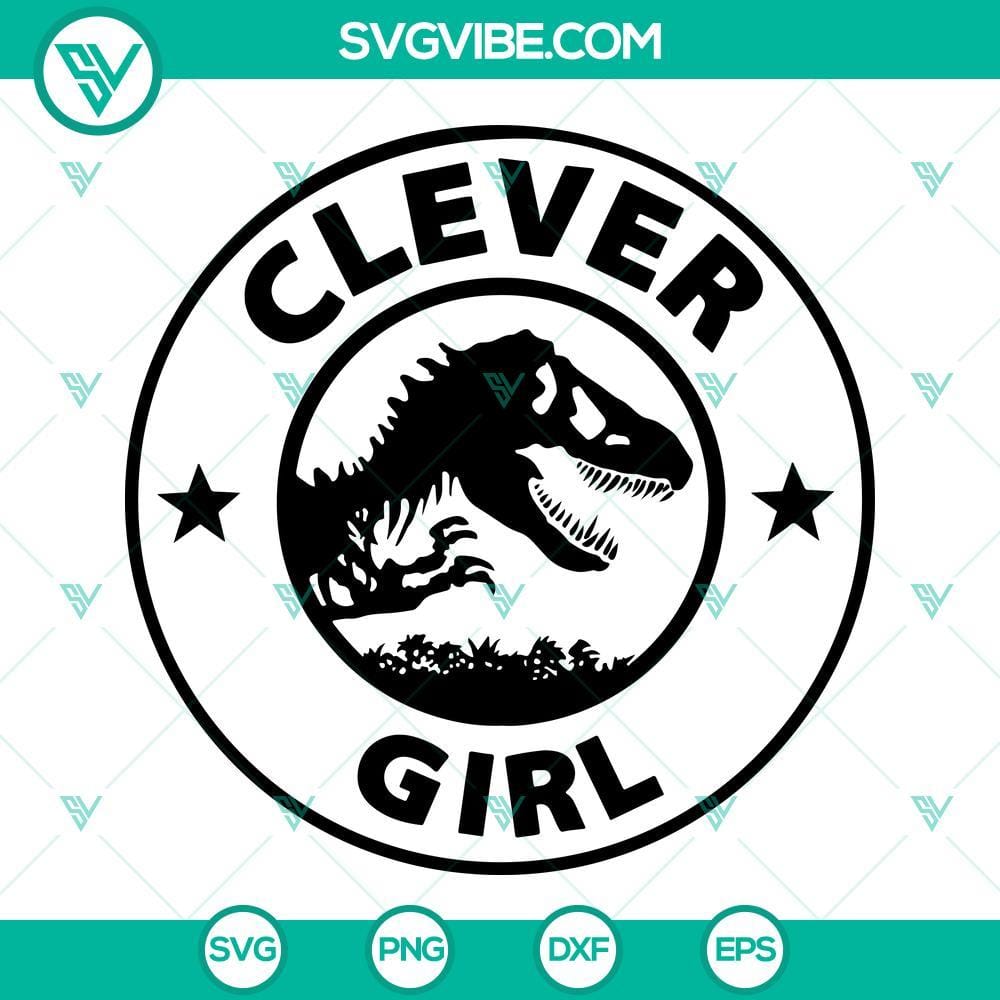 clever-girl-raptor-dinosaur-svg-jurassic-park-clever-girl-jurassic-world-dominion-svg-png-dxf-eps-instant-download-2-mockup.jpg Clever Girl Raptor Dinosaur SVG files inspired by Jurassic Park's famous catchphrase "Clever Girl". Perfect for dinosaur enthusiasts and fans.