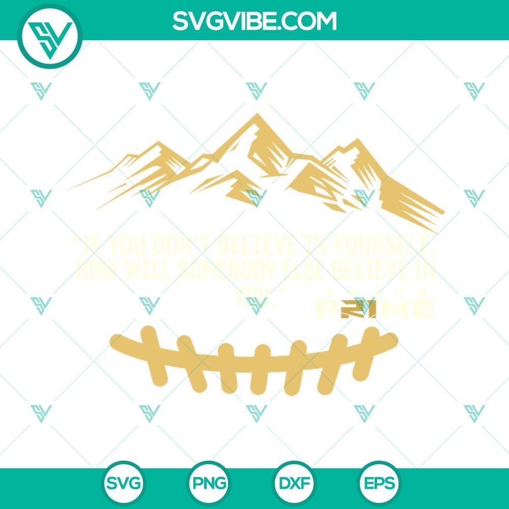Coach Prime Colorado Buffaloes Football SVG PNG DXF EPS Files Coach Prime Colorado Buffaloes football design in SVG, PNG, DXF, and EPS files for crafting projects and custom apparel.