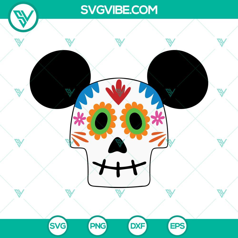 Coco Mickey Ears SVG PNG DXF EPS Cut Files Coco themed Mickey ears SVG file for craft use, includes PNG, DXF, and EPS formats. Great for DIY projects or gifts.