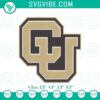 Colorado Buffaloes football logo embroidery designs on digital PES team pattern for crafting.