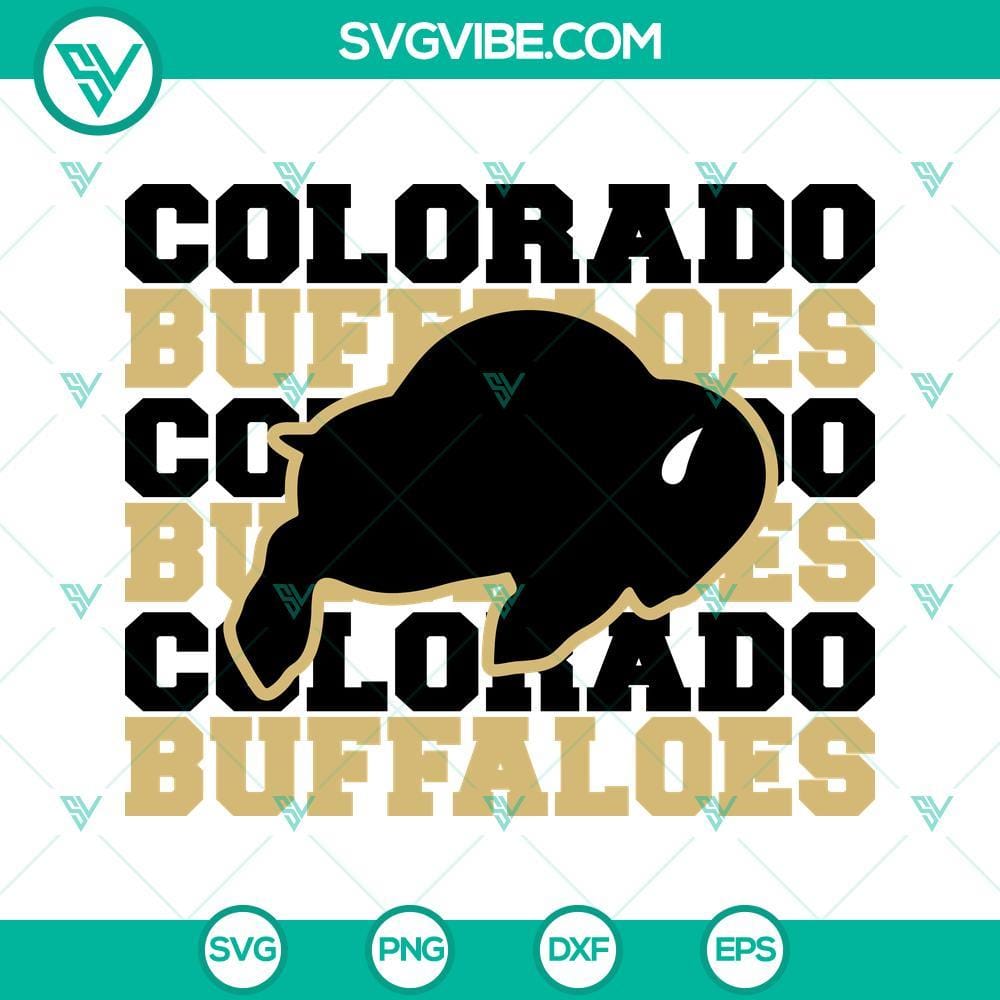 Colorado Buffaloes SVG, Colorado Football SVG PNG Cutting Files Colorado Buffaloes football team SVG, PNG cutting files for Colorado fans. Ideal for DIY crafts and merchandise. Great for football season.