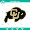 Colorado Buffaloes logo SVG files for crafts, featuring PNG, DXF, EPS formats for cutting machines. Buffaloes vector clipart.