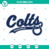 Indianapolis Colts SVG logo for Cricut and Silhouette crafts - PNG, DXF, EPS files for DIY projects.