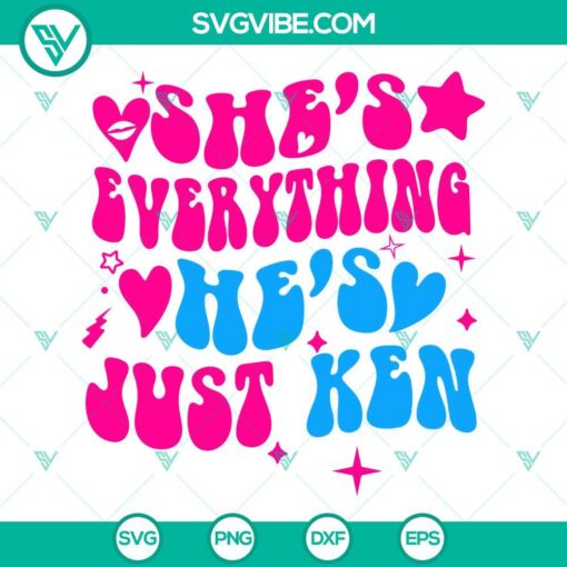 Come On Barbie Let’s Go Party SVG Images Bundle, She’s Everything He’s 1