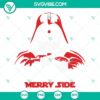 Darth Vader Christmas SVG files with Star Wars theme, "Come To The Merry Side". Festive and unique design for holiday crafting.