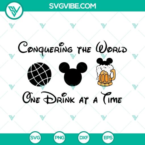 Conquer the world with SVG images for drinking around the map. Perfect for party invites, bar menus, and travelers' blogs.