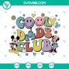 "Disney-themed Best Dad SVG images for Cool Dads Club, perfect for Happy Fathers Day greeting cards and crafts"
