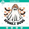 Cool Ghost Bundle SVGs with Creep It Real, Spooky Dude, and more. Perfect for Halloween crafts.