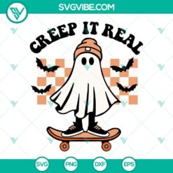 Cool Ghost Bundle SVG Images, Creep It Real SVG Image, Spooky Dude SVG Image, I 3
