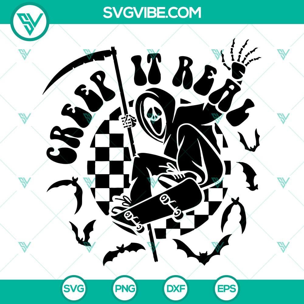 creep-it-real-svg-grim-reaper-skateboarding-svg-death-skull-skateboard-skater-svg-boy-halloween-svg-2-mockup.jpg Creep It Real SVG File featuring Grim Reaper Skateboarding with Death Skull. Perfect for Halloween designs.