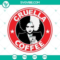 Stylish Cruella De Vil Disney SVG images, perfect for crafting and design projects.