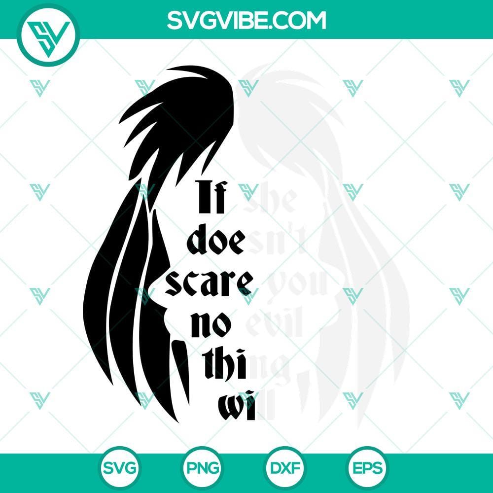 cruella-svg-cruella-de-vil-svg-if-she-doesn-t-scare-you-no-evil-thing-will-svg-evil-queen-svg-5-mockup.jpg Cruella De Vil SVG files with "If she doesn't scare you, no evil will" quote. Classic, elegant, and villainous design. Ideal for crafting projects.