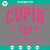 Cupid Est 1823 University SVG files for Valentine's Day. Download Cupid SVG designs for crafts.