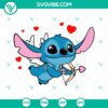Cupid Stitch SVG design with Valentines Day themed stitch images for crafting, in SVG and PNG formats. Great for Valentine's projects.