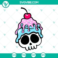 Cute goth SVG bundle with creepy and horror elements including skulls for download. Great for Halloween crafts.