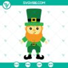 Cute leprechaun SVG file with lucky Irish design, perfect for St. Patrick’s Day celebrations. Ideal for digital downloads.