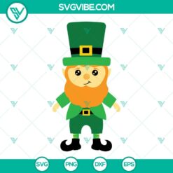 Cute Leprechaun SVG File, Lucky SVG Download, Irish SVG Image, St Patrick&rsquo;s Day SVG Files