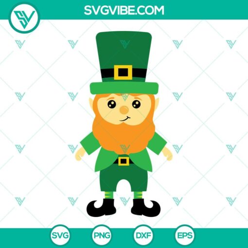 Cute leprechaun SVG file with lucky Irish design, perfect for St. Patrick’s Day celebrations. Ideal for digital downloads.