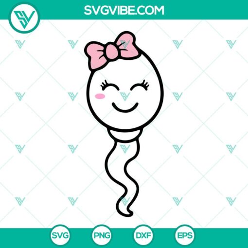 Cute Sperm SVG Download Bundle, Little Cute Kids SVG Images, Family SVG Download, Funny 1