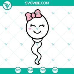 Cute Sperm SVG Images Bundle, Little Cute Kids SVG Download, Family SVG File, Funny 8