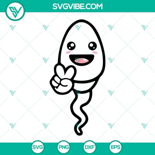 Cute Sperm SVG Download Bundle, Little Cute Kids SVG Images, Family SVG Download, Funny 4