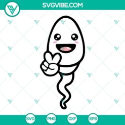 Cute Sperm SVG Images Bundle, Little Cute Kids SVG Download, Family SVG File, Funny 11