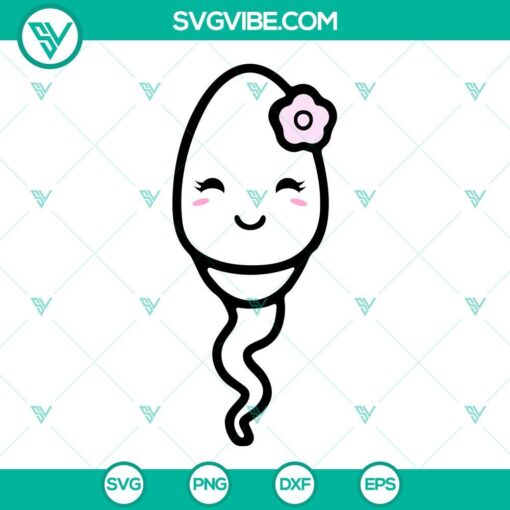Cute Sperm SVG Download Bundle, Little Cute Kids SVG Images, Family SVG Download, Funny 6