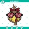 Cute Thanksgiving turkey SVG files with bow, Gobble Gobble design for holiday crafts and decorations.