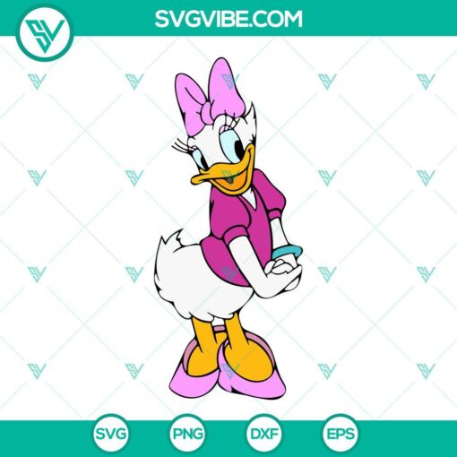 Daisy Duck SVG File Bundle, Disney Donald And Daisy Duck SVG File, Daisy 3