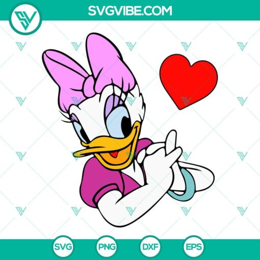 Daisy Duck SVG File Bundle, Disney Donald And Daisy Duck SVG File, Daisy 5