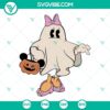 Disney Daisy Ghost Halloween SVG Images featuring spooky season designs perfect for Halloween crafting projects.