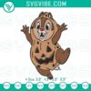 Disney Chip and Dale Halloween embroidery design featuring spooky peanuts pattern for Halloween costume crafting.