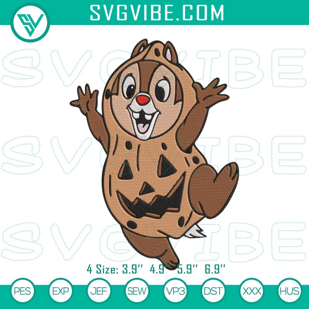 dale-peanut-halloween-embroidery-file-disney-chip-and-dale-halloween-embroidery-design-mockup.jpg Disney Chip and Dale Halloween embroidery design featuring spooky peanuts pattern for Halloween costume crafting.