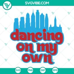 Philadelphia Phillies baseball SVG download featuring "Dancing On My Own Philly" design, available for instant digital download.