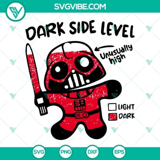 Dark Side Star Wars themed SVG images for Cricut including PNG, DXF, and EPS file formats.
