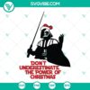 Darth Vader Christmas SVG with powerful festive design, perfect for Star Wars fans.