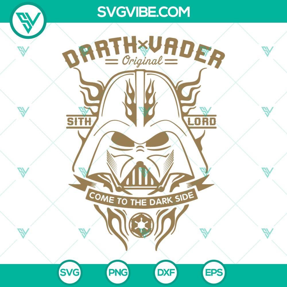 darth-vader-original-sith-lord-svg-come-to-the-dark-side-svg-star-wars-svg-png-dxf-eps-10-mockup.jpg Darth Vader Original Sith Lord SVG image with "Come To The Dark Side" text, ideal for Star Wars fans.