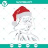 Darth Vader Santa Claus Star Wars Christmas SVG graphic for download.